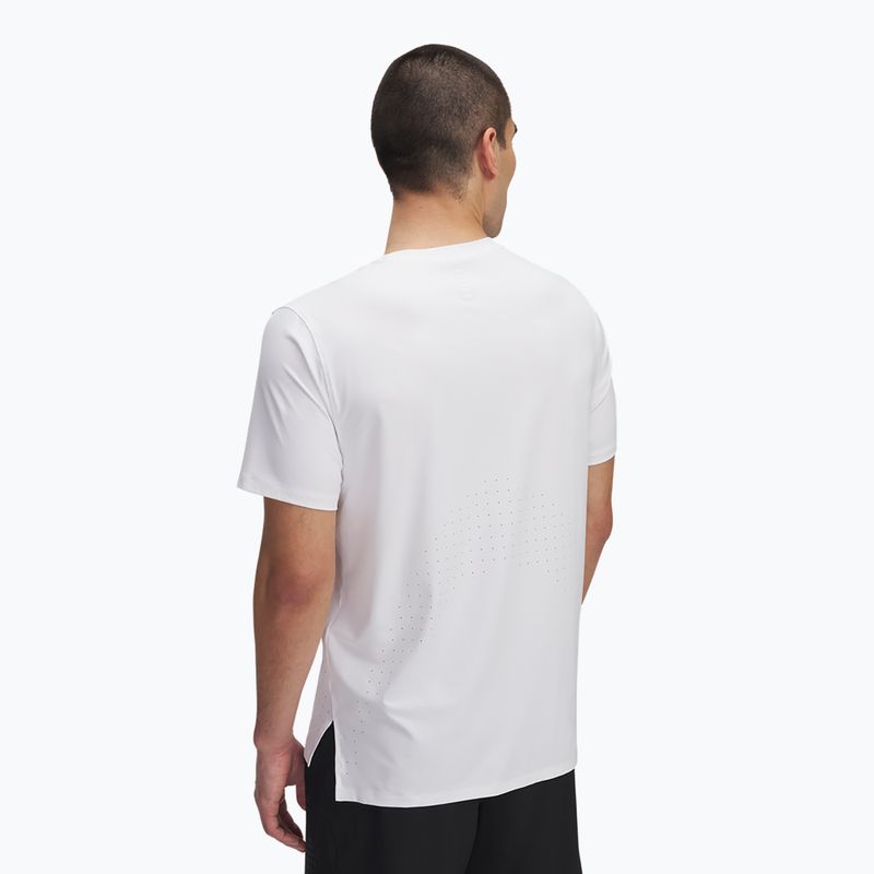 Men's running T-shirt Under Armour Launch Elite white/reflective 2