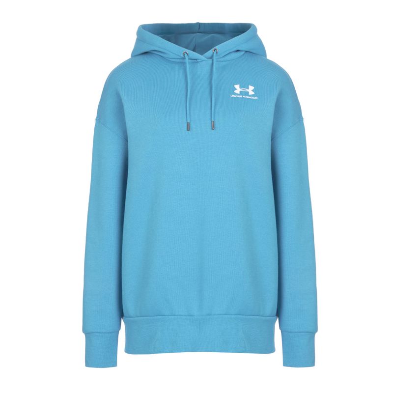 Women's Under Armour Icon Fleece Hoodie ether blue/white 3