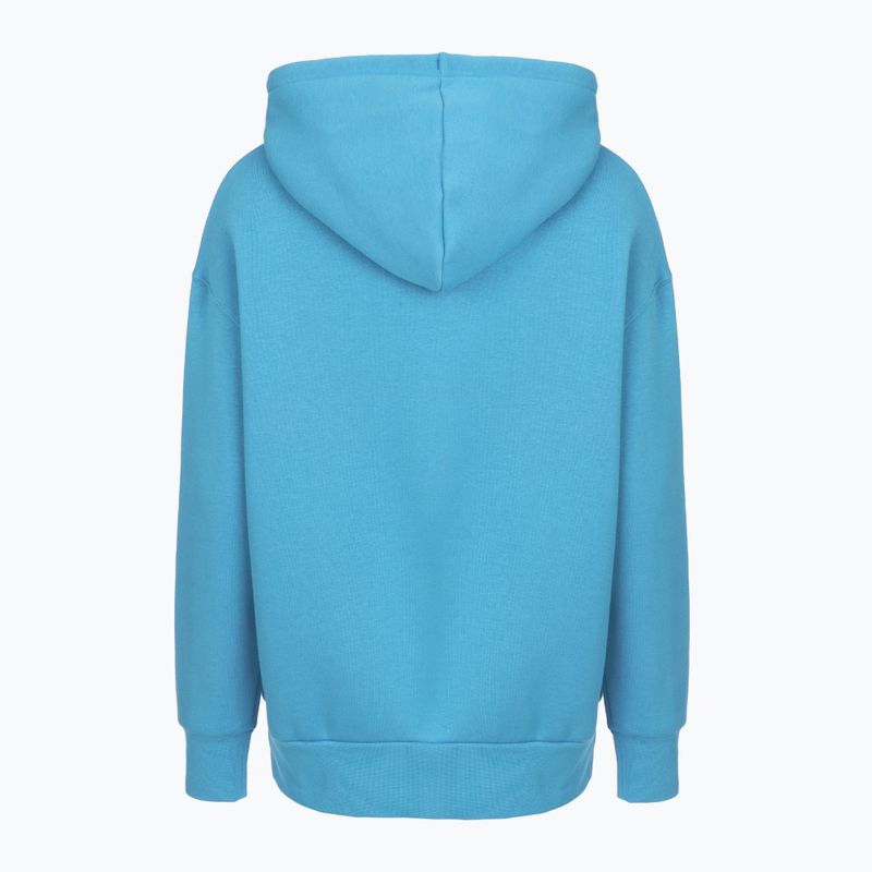 Women's Under Armour Icon Fleece Hoodie ether blue/white 4