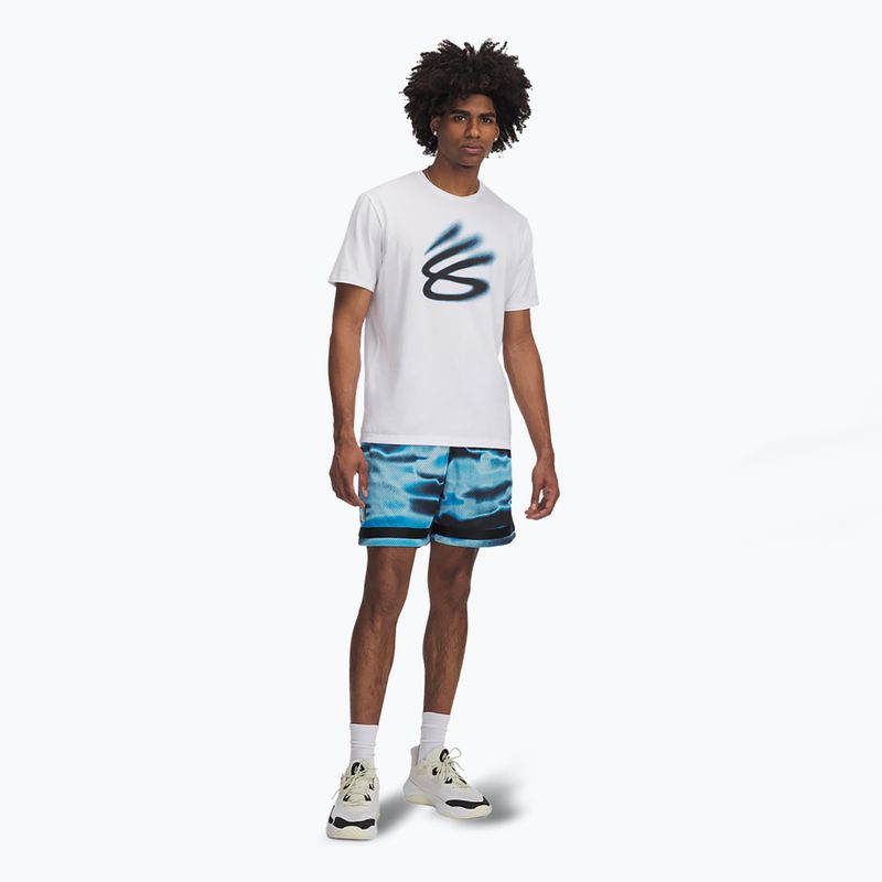 Men's basketball shorts Under Armour Curry Statement II midnight navy / stream 2