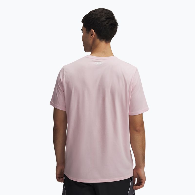 Men's T-shirt Under Armour Sportstyle Left Chest prime pink/white 2