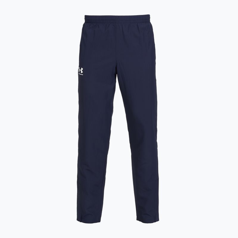 Men's trousers Under Armour Rival Woven Windbreaker Pant midnight navy/midnight navy/white 4