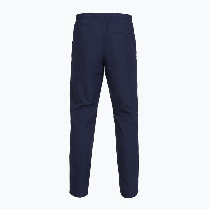 Men's trousers Under Armour Rival Woven Windbreaker Pant midnight navy/midnight navy/white 5