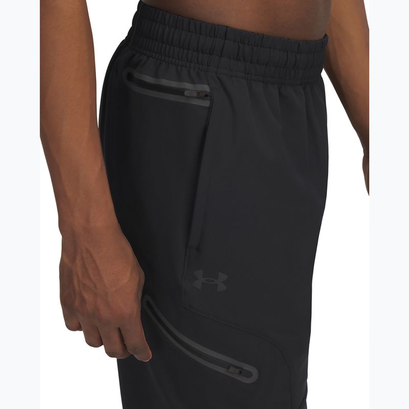 Men's trousers Under Armour Unstoppable Cargo black / black 4