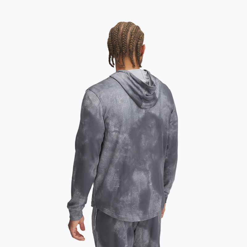 Men's sweatshirt Under Armour Rival Terry Printed castlerock/onyx white 2