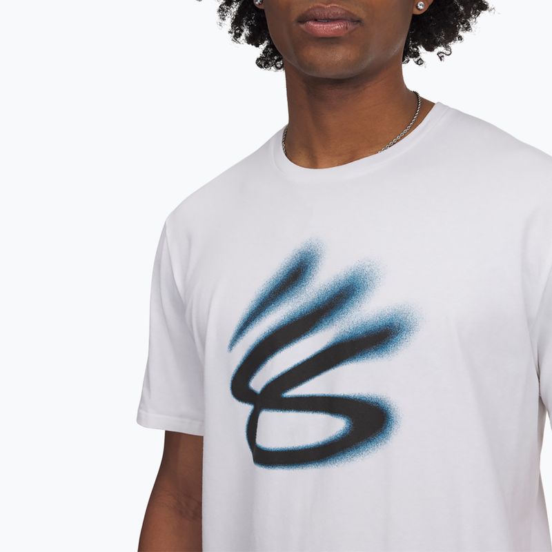 Under Armour Curry Playable 1 Basketball Tee white/black 3
