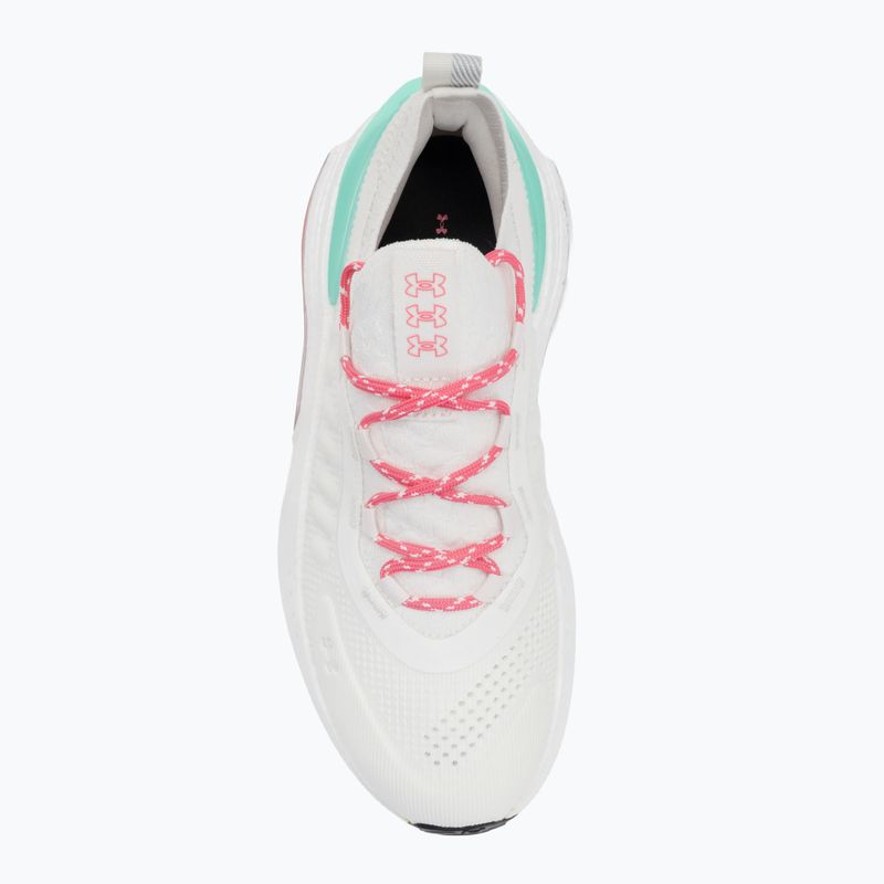 Women's shoes Under Armour Phantom 4 White quartz/comet green/super pink 5