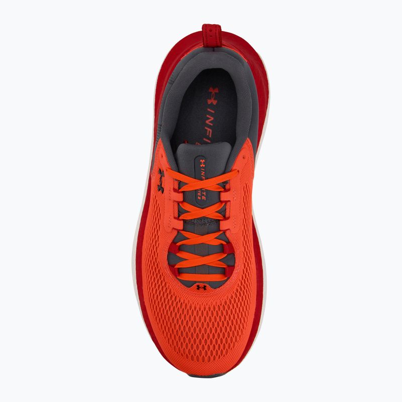 Under Armour Infinite Elite 2 men's running shoes ares red/castlerock/black 5