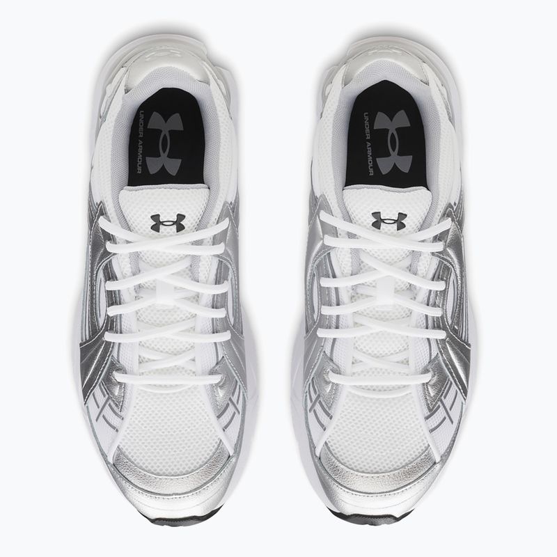 Training shoes Under Armour Sola white/metallic silver/galaxy black 4