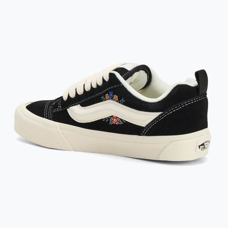 Shoes Vans Knu Skool black floral 3
