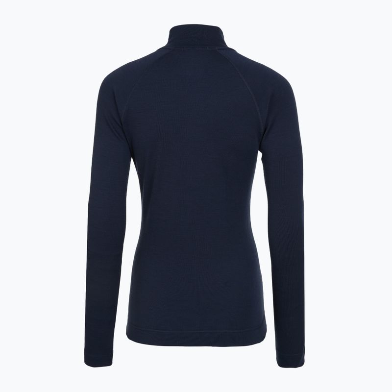 Women's thermal sweatshirt Smartwool Classic Thermal Merino Base Layer 1/4 Zip Boxed deep navy 2