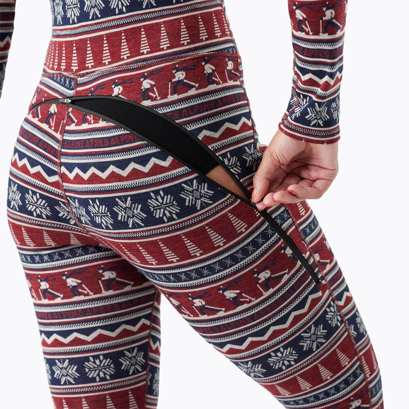 Women's thermal suit Smartwool Classic Thermal Merino Base Layer One Piece currant alpine 3