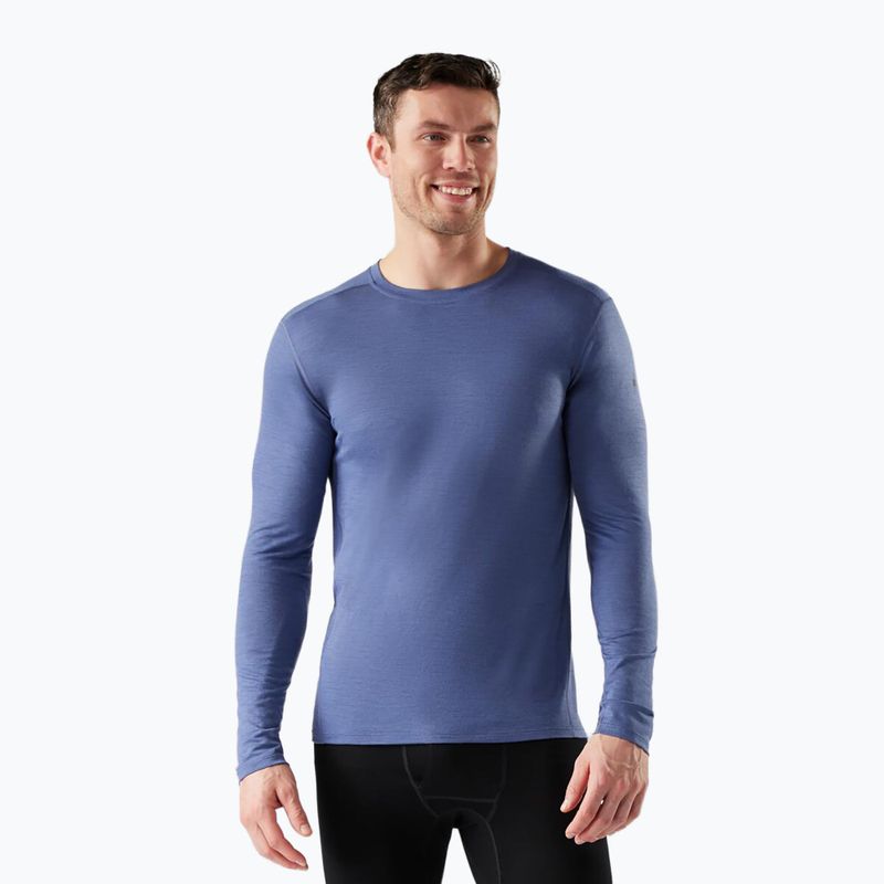 Men's thermal active sweatshirt Smartwool Classic All-Season Merino Baselayer Boxed nightfall blue