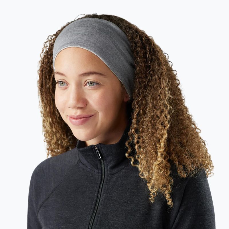 Headband Smartwool Thermal Merino Reversible light gray color shift 2
