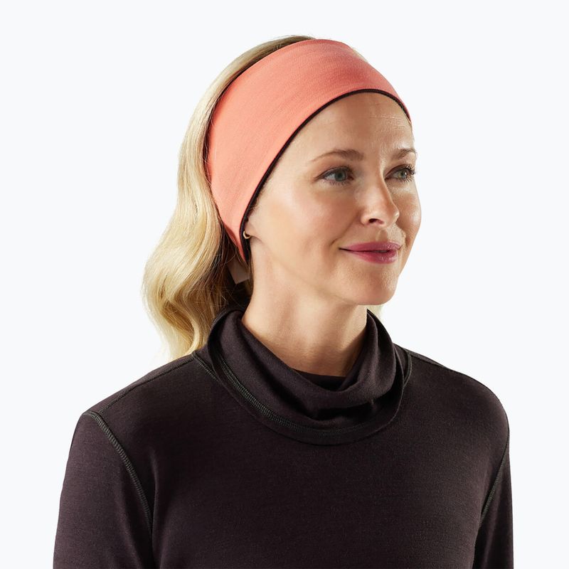 Headband Smartwool Thermal Merino Reversible mink/coral reef 4