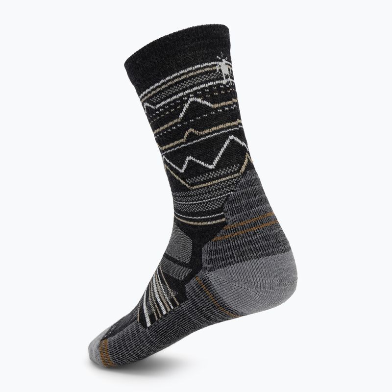 Socks Smartwool Hike Light Cushion Mountain Moose Crew char/ltgray 2