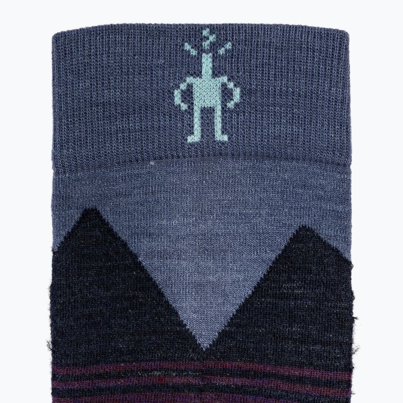 Women's ski socks Smartwool Ski Targeted Cushion Pattern OTC nightfall blue 4