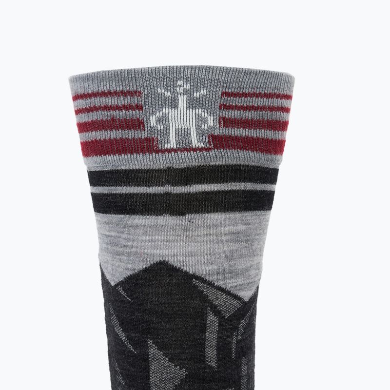 Ski socks Smartwool Ski Targeted Cushion Summit Shot OTC light gray 3