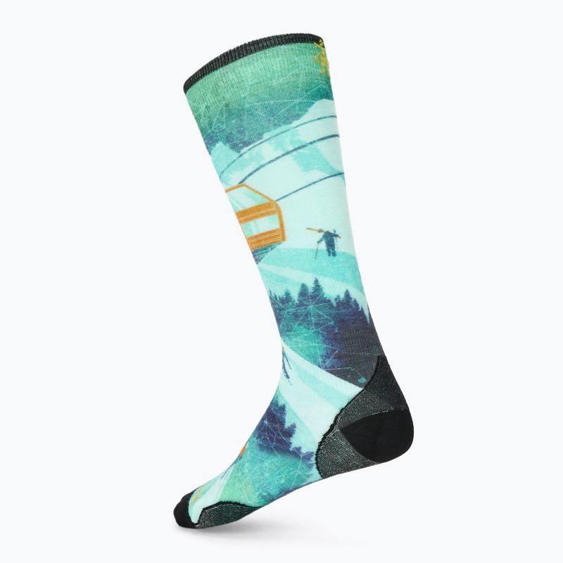 Ski socks Smartwool Ski Zero Cushion Ski Day Print OTC capri 2