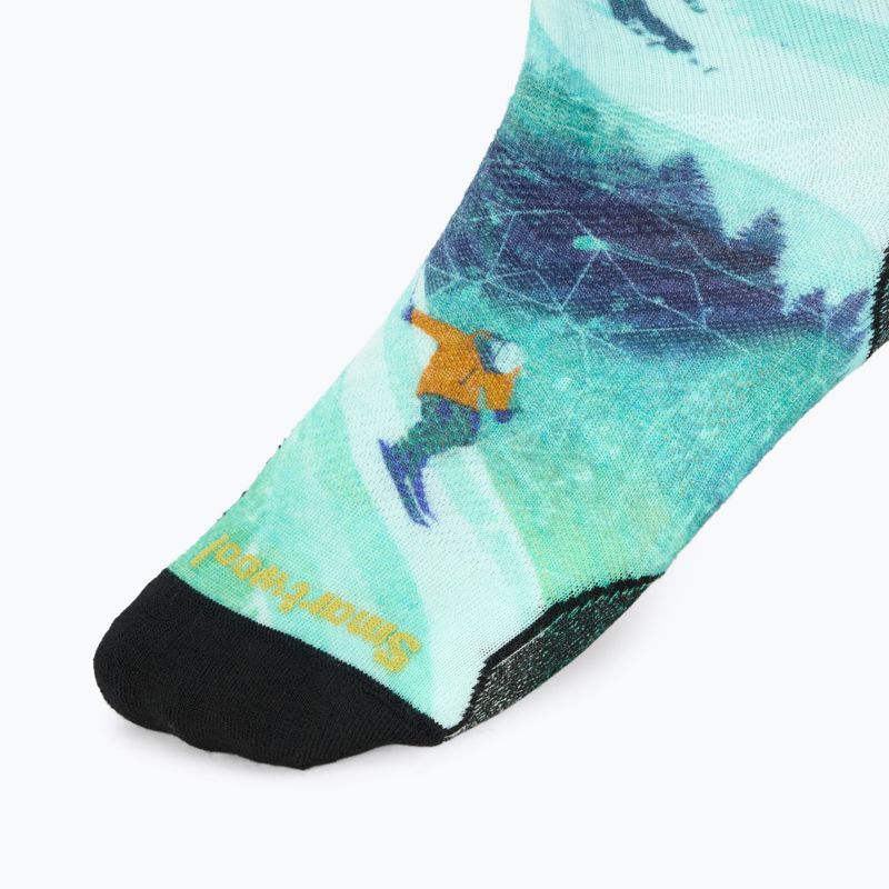 Ski socks Smartwool Ski Zero Cushion Ski Day Print OTC capri 3