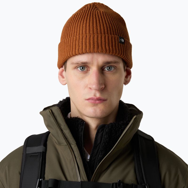 Winter hat The North Face Fisherman burnt umber 3