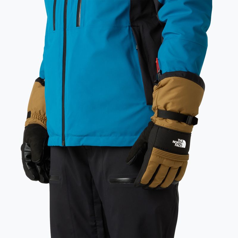 Men's ski gloves The North Face Montana Ski utility brown 5