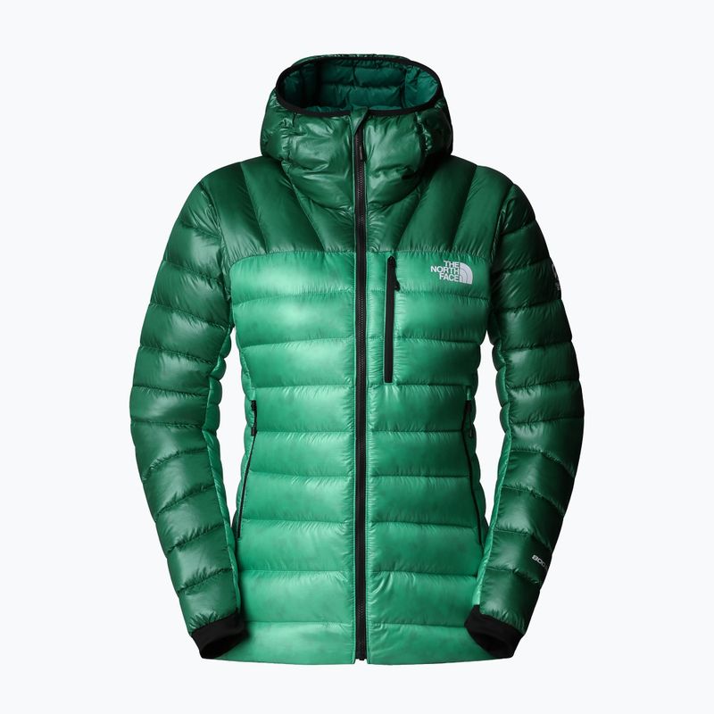 Women's down jacket The North Face Summit Breithorn Hoodie nebula green/evergreen 5