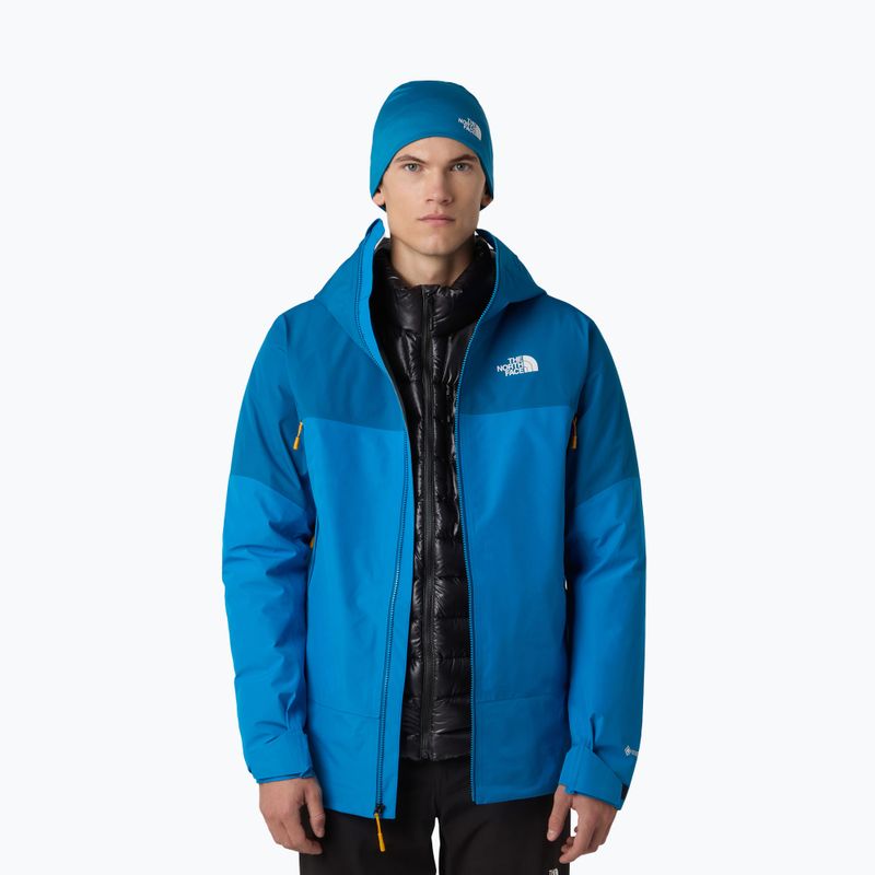 Men's rain jacket The North Face Jazzi 3L Gtx skyline blue/adriatic blue 4