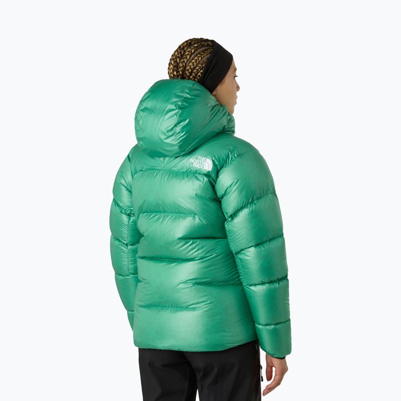 Women's insulated jacket The North Face Summit Pumori Down Parka nebula green 3