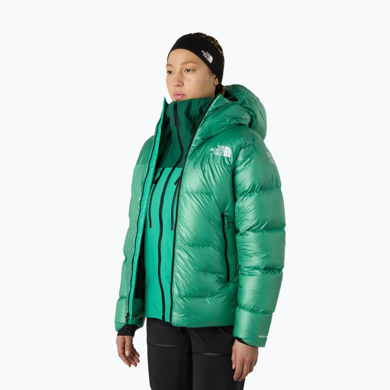 Women's insulated jacket The North Face Summit Pumori Down Parka nebula green 4