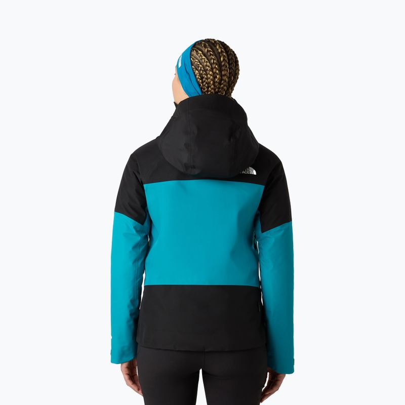 Women's rain jacket The North Face GTX Jazzi deep teal/tnf black 3