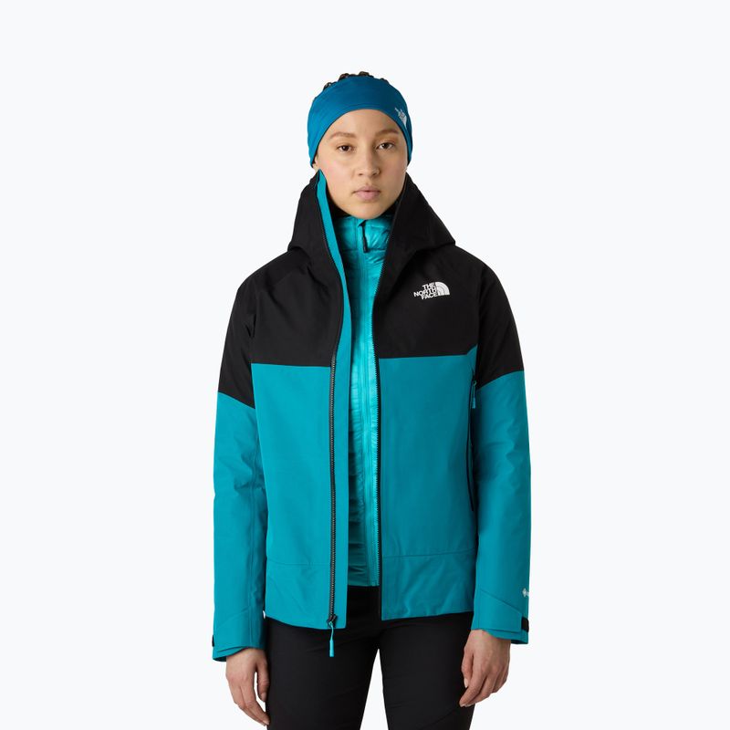 Women's rain jacket The North Face GTX Jazzi deep teal/tnf black 4
