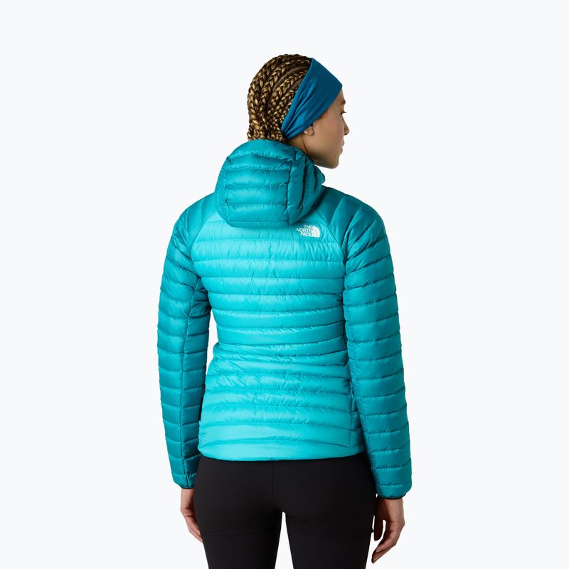 Women's down jacket The North Face Bettaforca Light Down Hooded galactic blue/deep teal 3