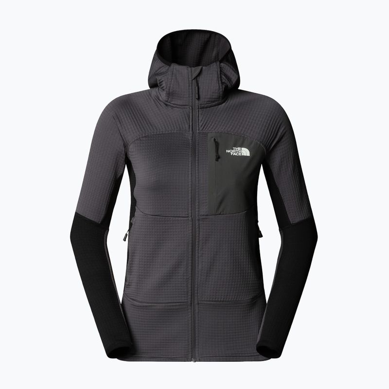 Women's sweatshirt The North Face Polartec Powergrid Stormgap Hoodie anthracite grey/bla 5