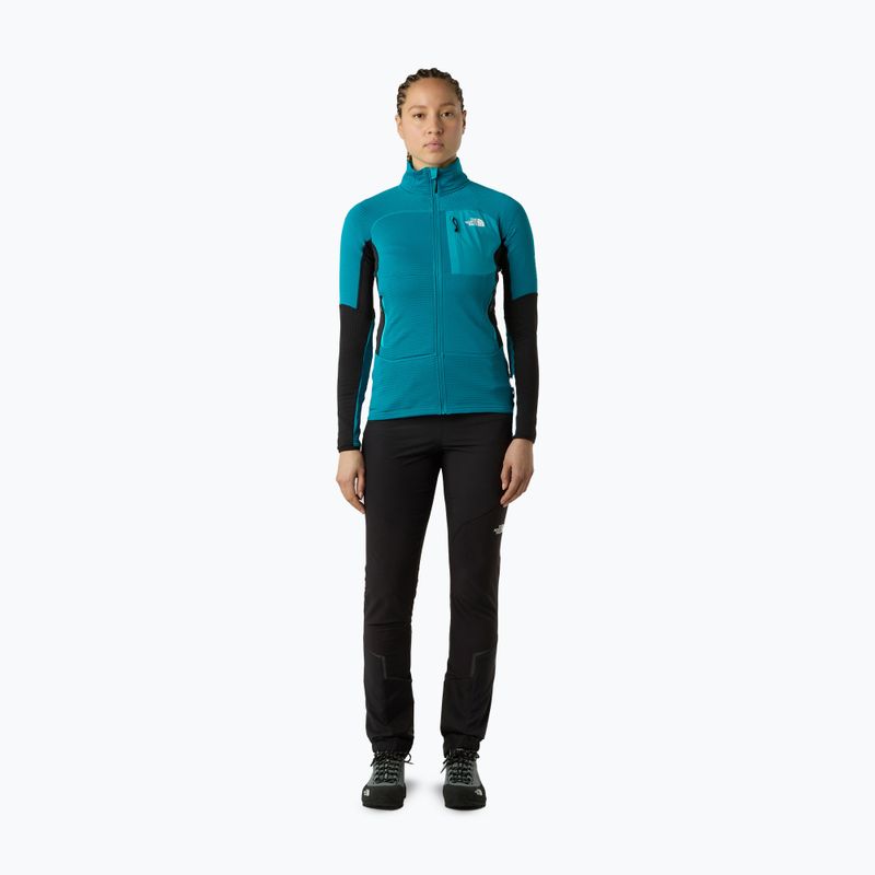 Women's sweatshirt The North Face Polartec Powergrid Stormgap anthracite grey/tnf black 2