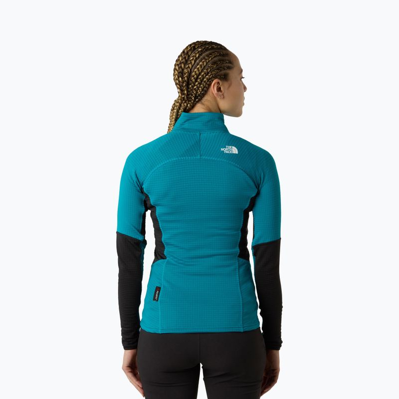 Women's sweatshirt The North Face Polartec Powergrid Stormgap Hoodie anthracite grey/tnf black 3