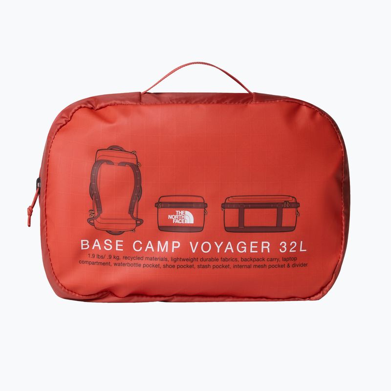 The North Face Base Camp Voyager Duffel 32 l travel bag mars dust/sumac 4