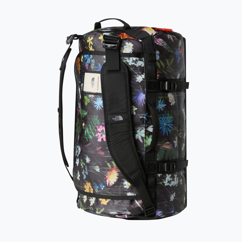 Travel bag The North Face Base Camp Duffel S 50 l black alpine floral 3