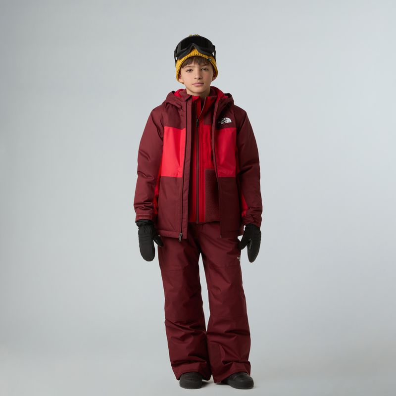 Children's ski jacket The North Face Freedom Insulated sumac/ red 2