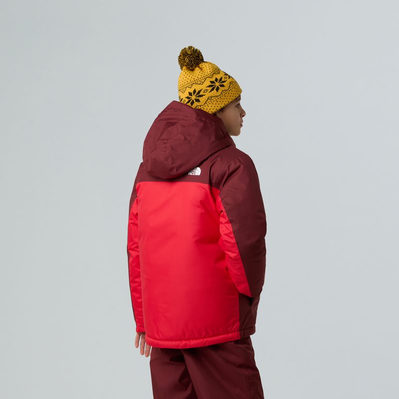 Children's ski jacket The North Face Freedom Insulated sumac/ red 3