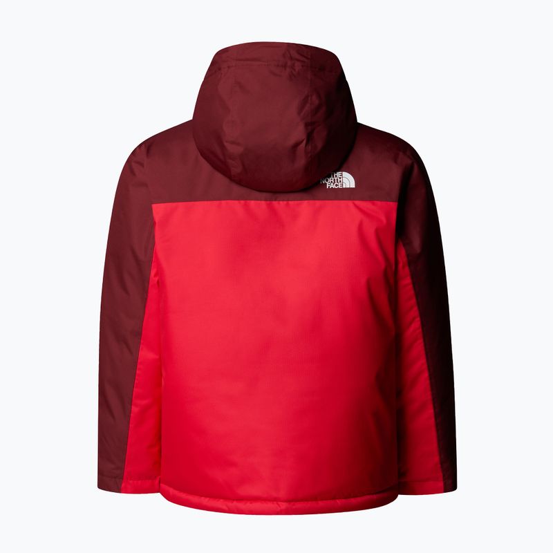 Children's ski jacket The North Face Freedom Insulated sumac/ red 6