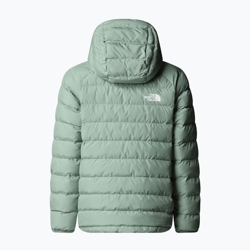 Children's down jacket The North Face Reversible Perrito Hooded slate moss 7