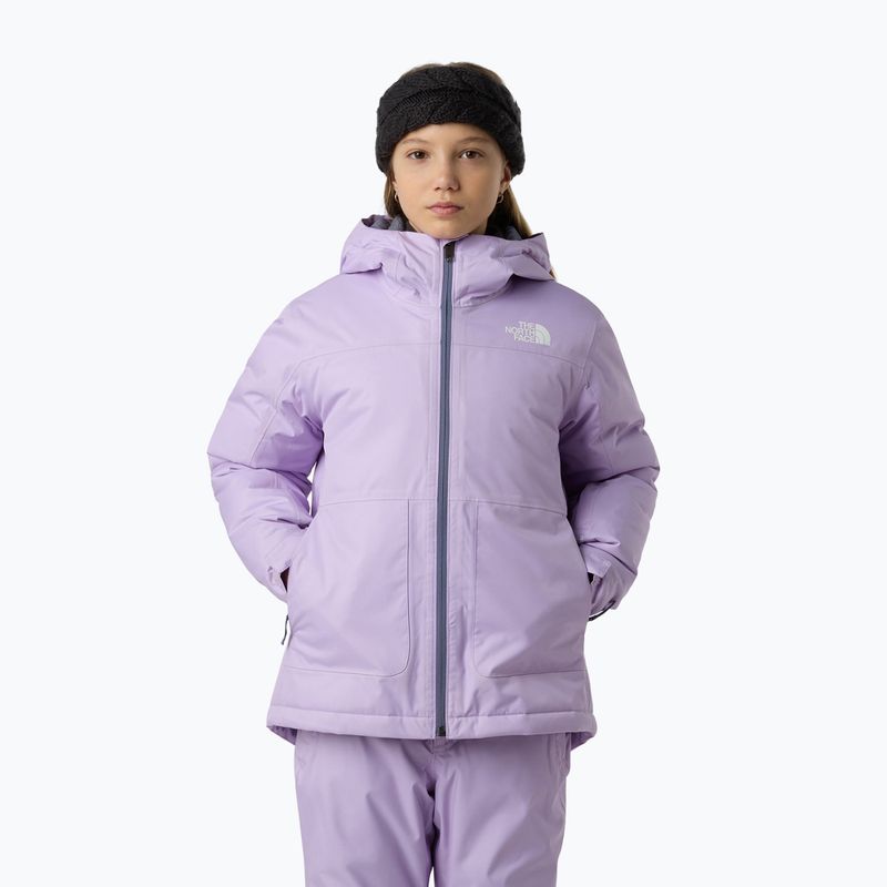 Children's ski jacket The North Face Freedom Insulated lite lilac