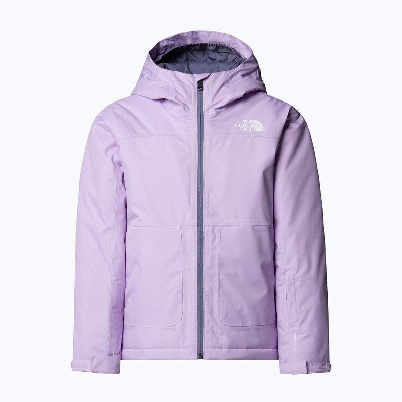 Children's ski jacket The North Face Freedom Insulated lite lilac 5