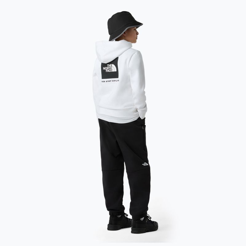 The North Face Teen Redbox Regular P/O children's sweatshirt white/black 5