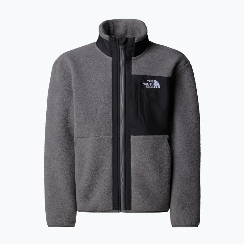 Children's fleece sweatshirt The North Face Yumiori Full Zip smoked pearl/black 5