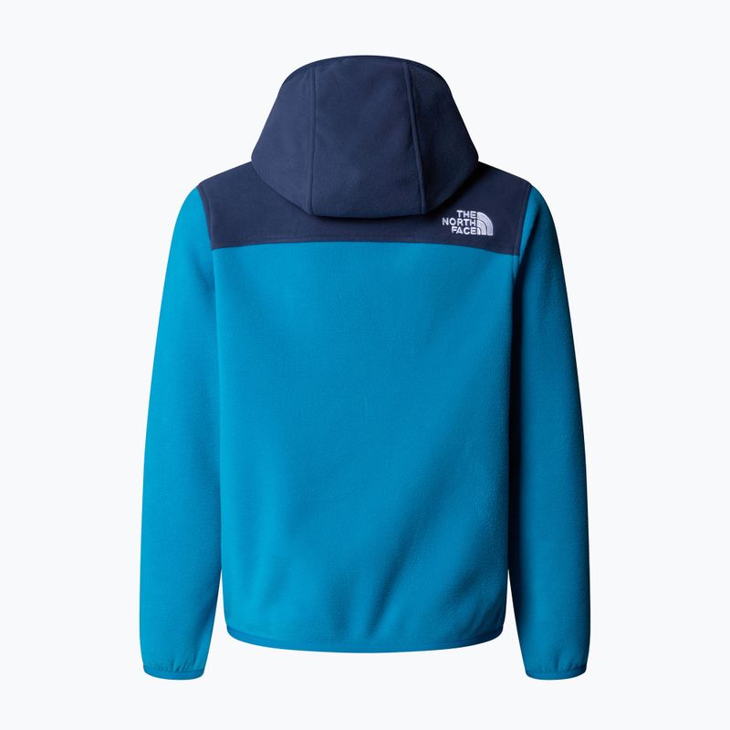 Children's fleece sweatshirt The North Face Teen Glacier Full Zip Hoodie dusk blue/summit navy 2