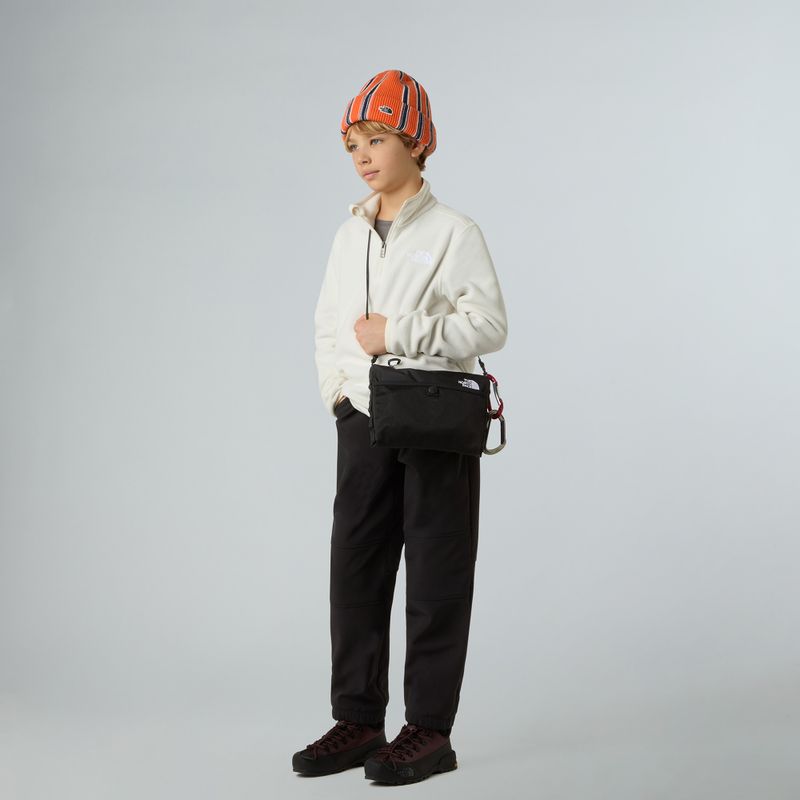 Children's fleece sweatshirt The North Face Teen Glacier 1/4 Zip wine dune 4