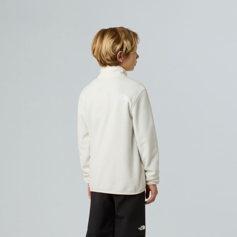 Children's fleece sweatshirt The North Face Teen Glacier 1/4 Zip wine dune 5
