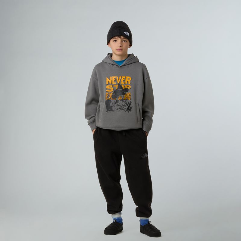 Children's sweatshirt The North Face Sports Oversized Hoodie Graphic smoked pearl 2